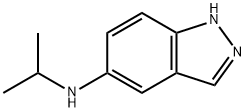 1H-Indazol-5-amine,N-(1-methylethyl)-(9CI) Struktur