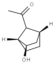 Ethanone, 1-[(1R,2R,4R)-2-hydroxybicyclo[2.2.1]hept-7-yl]-, rel- (9CI) Struktur