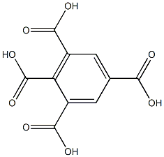 1,2,3,5-Benzenetetracarboxylic acid Struktur