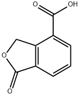 1,3-Dihydro-1-oxo-4-isobenzofurancarboxylic acid Struktur