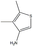 3-Thiophenamine,4,5-dimethyl-(9CI) Struktur