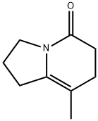 5(1H)-Indolizinone,2,3,6,7-tetrahydro-8-methyl-(9CI) Struktur