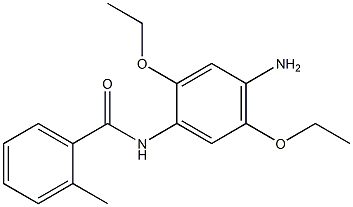 N-(4-amino-2,5-diethoxyphenyl)-2-methylbenzamide Struktur