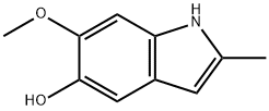 1H-Indol-5-ol,6-methoxy-2-methyl-(9CI) Struktur