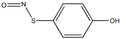 Thionitrous acid (HNOS), S-(4-hydroxyphenyl) ester (9CI) Struktur