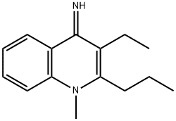 4(1H)-Quinolinimine,3-ethyl-1-methyl-2-propyl-(9CI) Struktur