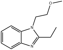 1H-Benzimidazole,2-ethyl-1-(2-methoxyethyl)-(9CI) Struktur