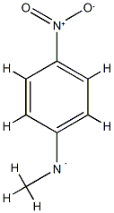 Amidogen,  methyl(4-nitrophenyl)- Struktur