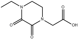 1-Piperazineaceticacid,4-ethyl-2,3-dioxo-(9CI) Struktur