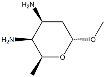 alpha-L-lyxo-Hexopyranoside, methyl 3,4-diamino-2,3,4,6-tetradeoxy- (9CI) Struktur