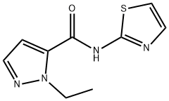 1H-Pyrazole-5-carboxamide,1-ethyl-N-2-thiazolyl-(9CI) Struktur