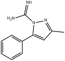 1H-Pyrazole-1-carboximidamide,3-methyl-5-phenyl-(9CI) Struktur