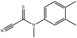 3,4-Formoxylidide,  1-cyano-N-methylthio-  (7CI,8CI) Struktur