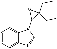 1H-Benzotriazole,1-(3,3-diethyloxiranyl)-(9CI) Struktur