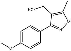 4-Isoxazolemethanol,3-(4-methoxyphenyl)-5-methyl-(9CI) Struktur