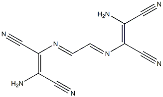 2,2'-(1,2-Ethanediylidenedinitrilo)bis(3-amino-2-butenedinitrile) Struktur