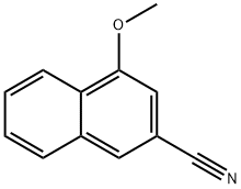 2-Naphthalenecarbonitrile,4-methoxy-(9CI) Struktur