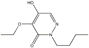 3(2H)-Pyridazinone,2-butyl-4-ethoxy-5-hydroxy-(9CI) Struktur