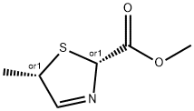 2-Thiazolecarboxylicacid,2,5-dihydro-5-methyl-,methylester,(2R,5S)-rel-(9CI) Struktur