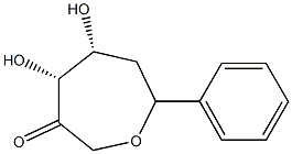 erythro-2-Hexulose, 1,6-anhydro-5-deoxy-6-C-phenyl- (9CI) Struktur