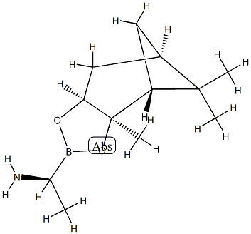 (S)-BoroAla-(-)-Pinanediol Struktur