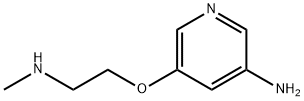 3-Pyridinamine,5-[2-(methylamino)ethoxy]-(9CI) Struktur