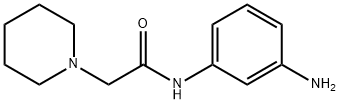 N-(3-aminophenyl)-2-piperidin-1-ylacetamide Struktur