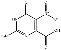 4-Pyrimidinecarboxylicacid,2-amino-1,6-dihydro-5-nitro-6-oxo-(9CI) Struktur