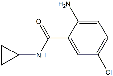 2-amino-5-chloro-N-cyclopropylbenzamide Struktur