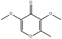 4H-Pyran-4-one,3,5-dimethoxy-2-methyl-(9CI) Struktur