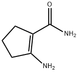 1-Cyclopentene-1-carboxamide,2-amino-(9CI) Struktur