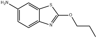 6-Benzothiazolamine,2-propoxy-(9CI) Struktur