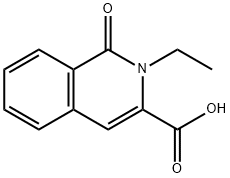 3-Isoquinolinecarboxylicacid,2-ethyl-1,2-dihydro-1-oxo-(9CI) Struktur