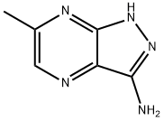 1H-Pyrazolo[3,4-b]pyrazin-3-amine,6-methyl-(9CI) Struktur