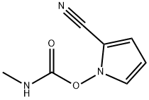 1H-Pyrrole-2-carbonitrile,1-[[(methylamino)carbonyl]oxy]-(9CI) Struktur