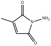 1H-Pyrrole-2,5-dione,1-amino-3-methyl-(9CI) Struktur