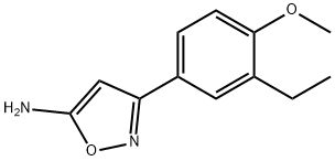 5-Isoxazolamine,3-(3-ethyl-4-methoxyphenyl)-(9CI) Struktur