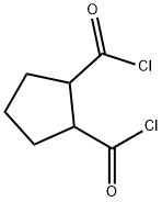 1,2-Cyclopentanedicarbonyldichloride(9CI) Struktur