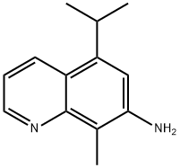 7-Quinolinamine,8-methyl-5-(1-methylethyl)-(9CI) Struktur