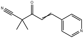 4-Pentenenitrile,2,2-dimethyl-3-oxo-5-(4-pyridinyl)-(9CI) Struktur