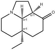 9H-Pyrrolo[3,2,1-ij]quinolin-9-one,6a-ethyldecahydro-,(6aR,9aR,9bS)-rel-(9CI) Struktur