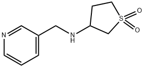 3-{[(pyridin-3-yl)methyl]amino}-1-thiolane-1,1-dione Struktur