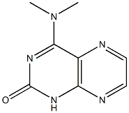 4-(dimethylamino)-2(1H)-pteridinone Struktur