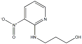 3-[(3-nitropyridin-2-yl)amino]propan-1-ol Struktur