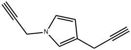 1H-Pyrrole,1,3-di-2-propynyl-(9CI) Struktur