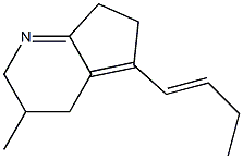 Pyrindicine Struktur