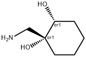 1,2-Cyclohexanediol, 1-(aminomethyl)-, (1R,2R)-rel- (9CI) Struktur