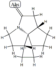 2H-Pentaleno[1,6-gh]pyrrolizin-2-one,decahydro-,(3R,5aR,7aR,9aS,9bR)-rel-(9CI) Struktur