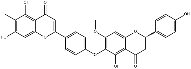 Taiwanhomoflavone B Struktur