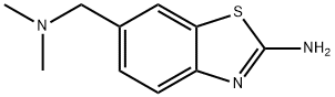 6-Benzothiazolemethanamine,2-amino-N,N-dimethyl-(9CI) Struktur